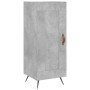 Aparador de madera contrachapada gris hormigón 34,5x34x180 cm de vidaXL, Aparadores - Ref: Foro24-3199085, Precio: 93,29 €, D...