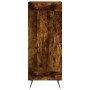 Aparador de madera contrachapada roble ahumado 34,5x34x180 cm de vidaXL, Aparadores - Ref: Foro24-3199086, Precio: 97,68 €, D...