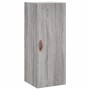 Aparador alto madera contrachapada gris Sonoma 34,5x34x180 cm de vidaXL, Aparadores - Ref: Foro24-3199087, Precio: 98,91 €, D...