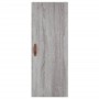 Aparador alto madera contrachapada gris Sonoma 34,5x34x180 cm de vidaXL, Aparadores - Ref: Foro24-3199087, Precio: 98,91 €, D...