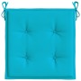 Garden chair cushions 4 pcs turquoise fabric 50x50x3 cm by vidaXL, Cushions for chairs and sofas - Ref: Foro24-361096, Price:...