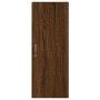 Aparador alto madera contrachapada roble marrón 34,5x34x180 cm de vidaXL, Aparadores - Ref: Foro24-3199088, Precio: 105,84 €,...