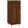 Aparador alto madera contrachapada roble marrón 34,5x34x180 cm de vidaXL, Aparadores - Ref: Foro24-3199088, Precio: 105,84 €,...