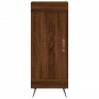 Aparador alto madera contrachapada roble marrón 34,5x34x180 cm de vidaXL, Aparadores - Ref: Foro24-3199088, Precio: 105,84 €,...