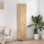 Aparador de madera contrachapada roble Sonoma 34,5x34x180 cm de vidaXL, Aparadores - Ref: Foro24-3199092, Precio: 98,47 €, De...