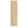 Aparador de madera contrachapada roble Sonoma 34,5x34x180 cm de vidaXL, Aparadores - Ref: Foro24-3199092, Precio: 98,47 €, De...