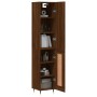 Aparador alto madera contrachapada roble marrón 34,5x34x180 cm de vidaXL, Aparadores - Ref: Foro24-3199096, Precio: 98,09 €, ...