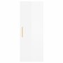 Aparador alto madera contrachapada blanco brillo 34,5x34x180 cm de vidaXL, Aparadores - Ref: Foro24-3199099, Precio: 100,81 €...