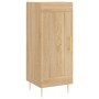 Aparador de madera contrachapada roble Sonoma 34,5x34x180 cm de vidaXL, Aparadores - Ref: Foro24-3199100, Precio: 98,99 €, De...