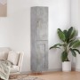 Aparador de madera contrachapada gris hormigón 34,5x34x180 cm de vidaXL, Aparadores - Ref: Foro24-3199101, Precio: 93,29 €, D...