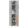 Concrete gray plywood sideboard 34.5x34x180 cm by vidaXL, Sideboards - Ref: Foro24-3199101, Price: 93,29 €, Discount: %