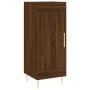 Aparador alto madera contrachapada roble marrón 34,5x34x180 cm de vidaXL, Aparadores - Ref: Foro24-3199104, Precio: 98,26 €, ...