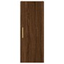 Tall oak brown plywood highboard 34.5x34x180 cm by vidaXL, Sideboards - Ref: Foro24-3199104, Price: 98,26 €, Discount: %