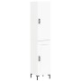 Tall white plywood sideboard 34.5x34x180 cm by vidaXL, Sideboards - Ref: Foro24-3199105, Price: 97,15 €, Discount: %