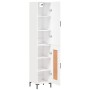 Tall white plywood sideboard 34.5x34x180 cm by vidaXL, Sideboards - Ref: Foro24-3199105, Price: 97,15 €, Discount: %