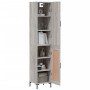 Tall Sonoma gray plywood sideboard 34.5x34x180 cm by vidaXL, Sideboards - Ref: Foro24-3199111, Price: 104,99 €, Discount: %