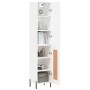 Aparador alto madera contrachapada blanco 34,5x34x180 cm de vidaXL, Aparadores - Ref: Foro24-3199113, Precio: 104,37 €, Descu...