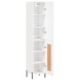 Aparador alto madera contrachapada blanco 34,5x34x180 cm de vidaXL, Aparadores - Ref: Foro24-3199113, Precio: 104,37 €, Descu...