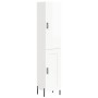 High glossy white plywood sideboard 34.5x34x180 cm by vidaXL, Sideboards - Ref: Foro24-3199115, Price: 109,99 €, Discount: %