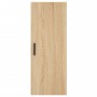 Aparador de madera contrachapada roble Sonoma 34,5x34x180 cm de vidaXL, Aparadores - Ref: Foro24-3199116, Precio: 108,45 €, D...