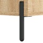 Aparador de madera contrachapada roble Sonoma 34,5x34x180 cm de vidaXL, Aparadores - Ref: Foro24-3199116, Precio: 108,45 €, D...