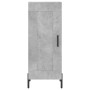 Aparador de madera contrachapada gris hormigón 34,5x34x180 cm de vidaXL, Aparadores - Ref: Foro24-3199117, Precio: 102,85 €, ...