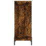 Aparador de madera contrachapada roble ahumado 34,5x34x180 cm de vidaXL, Aparadores - Ref: Foro24-3199118, Precio: 103,24 €, ...