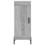 Tall Sonoma gray plywood sideboard 34.5x34x180 cm by vidaXL, Sideboards - Ref: Foro24-3199119, Price: 107,21 €, Discount: %