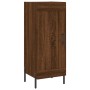 Aparador alto madera contrachapada roble marrón 34,5x34x180 cm de vidaXL, Aparadores - Ref: Foro24-3199120, Precio: 106,99 €,...