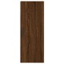 Aparador alto madera contrachapada roble marrón 34,5x34x180 cm de vidaXL, Aparadores - Ref: Foro24-3199120, Precio: 106,99 €,...