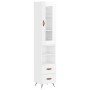 High glossy white plywood sideboard 34.5x34x180 cm by vidaXL, Sideboards - Ref: Foro24-3199275, Price: 110,86 €, Discount: %