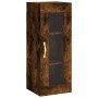 Aparador de madera contrachapada roble ahumado 34,5x34x180 cm de vidaXL, Aparadores - Ref: Foro24-3199286, Precio: 105,16 €, ...