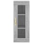 Aparador alto madera contrachapada gris Sonoma 34,5x34x180 cm de vidaXL, Aparadores - Ref: Foro24-3199287, Precio: 105,25 €, ...