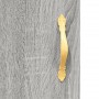 Aparador alto madera contrachapada gris Sonoma 34,5x34x180 cm de vidaXL, Aparadores - Ref: Foro24-3199287, Precio: 105,25 €, ...