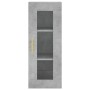 Aparador de madera contrachapada gris hormigón 34,5x34x180 cm de vidaXL, Aparadores - Ref: Foro24-3199293, Precio: 103,73 €, ...