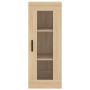 Aparador de madera contrachapada roble Sonoma 34,5x34x180 cm de vidaXL, Aparadores - Ref: Foro24-3199308, Precio: 118,81 €, D...