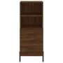 Tall brown oak plywood sideboard 34.5x34x180 cm by vidaXL, Sideboards - Ref: Foro24-3199312, Price: 119,48 €, Discount: %