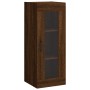 Tall brown oak plywood sideboard 34.5x34x180 cm by vidaXL, Sideboards - Ref: Foro24-3199312, Price: 119,48 €, Discount: %