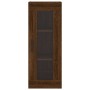 Tall brown oak plywood sideboard 34.5x34x180 cm by vidaXL, Sideboards - Ref: Foro24-3199312, Price: 119,48 €, Discount: %