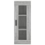 Aparador alto madera contrachapada gris Sonoma 34,5x34x180 cm de vidaXL, Aparadores - Ref: Foro24-3199311, Precio: 116,67 €, ...