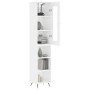 High glossy white plywood sideboard 34.5x34x180 cm by vidaXL, Sideboards - Ref: Foro24-3199339, Price: 94,65 €, Discount: %