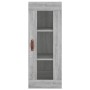 Aparador alto madera contrachapada gris Sonoma 34,5x34x180 cm de vidaXL, Aparadores - Ref: Foro24-3199343, Precio: 91,20 €, D...