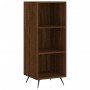 Aparador alto madera contrachapada roble marrón 34,5x34x180 cm de vidaXL, Aparadores - Ref: Foro24-3199344, Precio: 96,42 €, ...