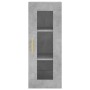 Aparador de madera contrachapada gris hormigón 34,5x34x180 cm de vidaXL, Aparadores - Ref: Foro24-3199357, Precio: 86,55 €, D...