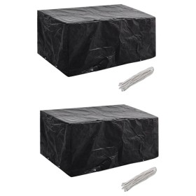 Garden furniture cover 2 pcs set rattan 4 people 8 eyelets by vidaXL, Garden furniture covers - Ref: Foro24-279122, Price: 31...