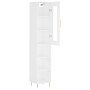 Tall white plywood sideboard 34.5x34x180 cm by vidaXL, Sideboards - Ref: Foro24-3199353, Price: 91,20 €, Discount: %