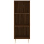 Aparador alto madera contrachapada roble marrón 34,5x34x180 cm de vidaXL, Aparadores - Ref: Foro24-3199360, Precio: 88,75 €, ...