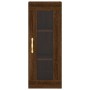 Aparador alto madera contrachapada roble marrón 34,5x34x180 cm de vidaXL, Aparadores - Ref: Foro24-3199352, Precio: 87,99 €, ...