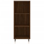 Aparador alto madera contrachapada roble marrón 34,5x34x180 cm de vidaXL, Aparadores - Ref: Foro24-3199352, Precio: 87,99 €, ...