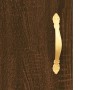 Aparador alto madera contrachapada roble marrón 34,5x34x180 cm de vidaXL, Aparadores - Ref: Foro24-3199352, Precio: 89,72 €, ...